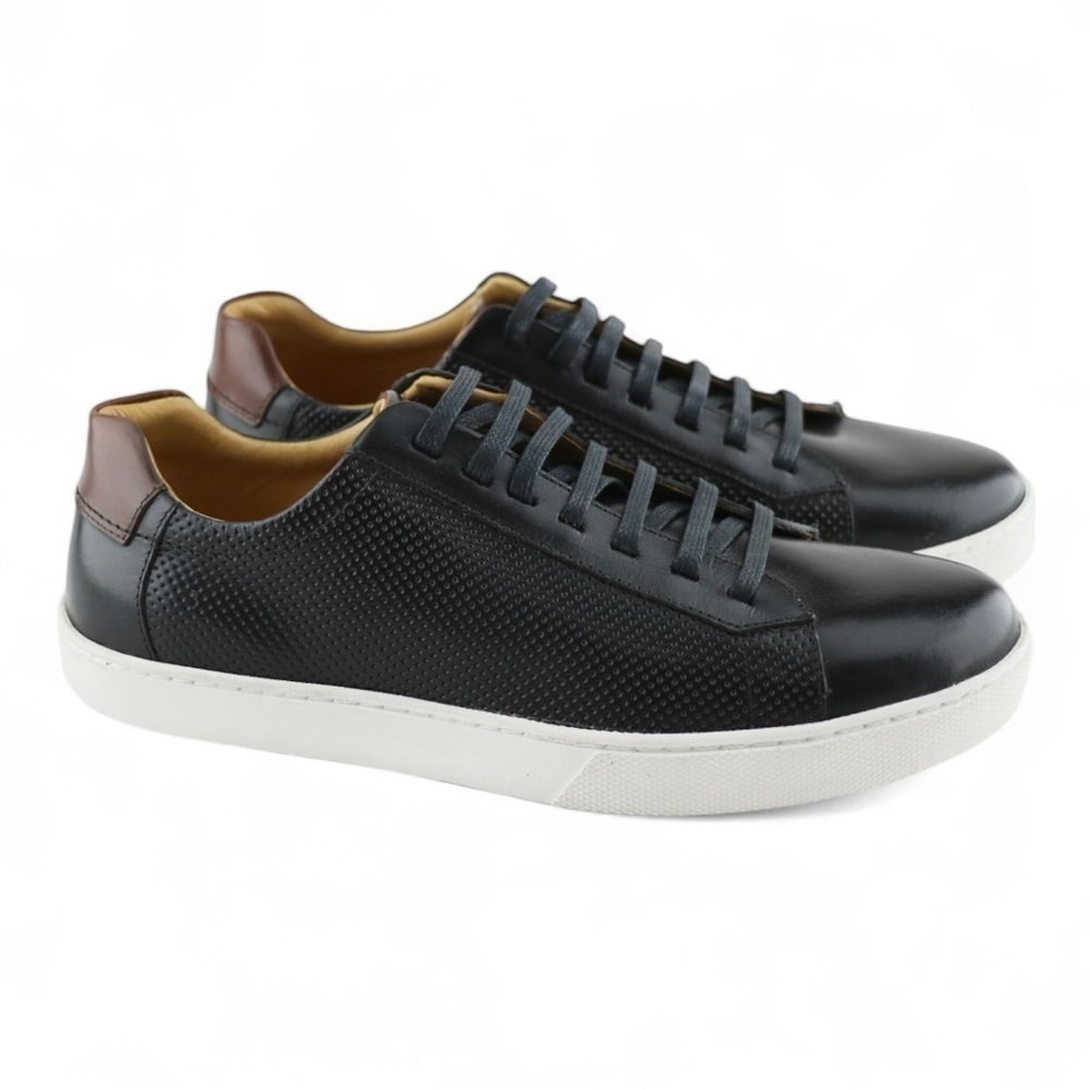 Marc Joseph New York Glendale Perforated Leather Sneaker NWOB